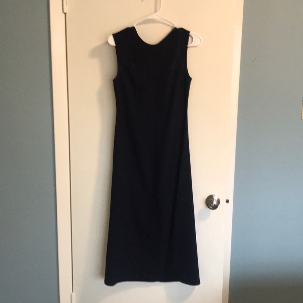 Achro dark blue dress with v-cut back